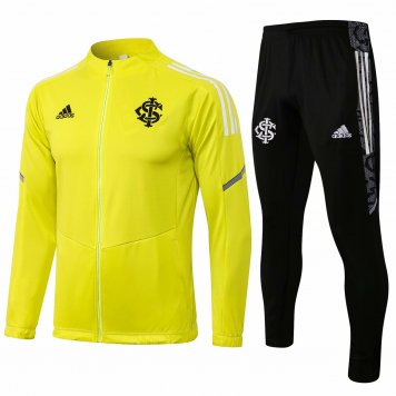 2021/22 S. C. Internacional Yellow Soccer Training Suit (Jacket + Pants) Mens [20210614151]