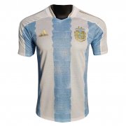 21-22 Argentina White Blue Commemorative Edition Man Soccer Football Kit