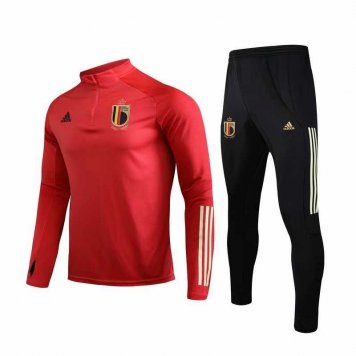 2019/20 Belgium Red Mens Soccer Training Suit(Sweater + Pants) [47012413]