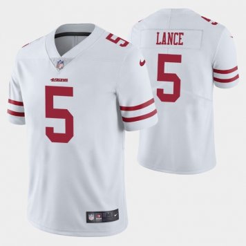 2021 San Francisco 49ers Trey Lance White NFL Jersey Mens [2021060126]