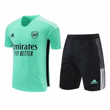 Arsenal Soccer Jersey + Short Replica Green Mens 2021/22 [20210720108]