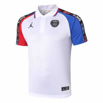 2020/21 PSG x Jordan White Mens Soccer Polo Jersey [39112574]