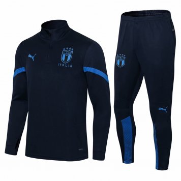 Italy Navy Soccer Training Suit Mens 2021/22 [20210815074]