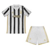 20-21 Juventus Home Kids Soccer Football Kit (Shirt + Short)