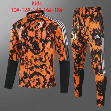 2020/21 Juventus Orange Kids Soccer Training Suit [2020127586]