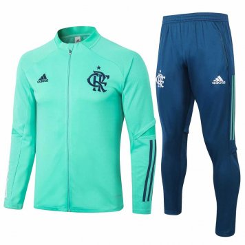 2020/21 Flamengo Green Mens Soccer Training Suit(Jacket + Pants) [47012531]