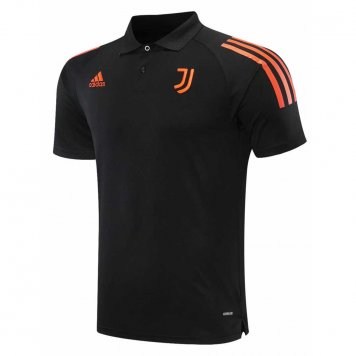 2020/21 Juventus UCL Black Mens Soccer Polo Jersey [20201200101]
