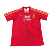 95/96 AS Roma Home Red Retro Soccer Football Kit Men