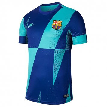 2021/22 Barcelona Blue Mens Short Soccer Training Jersey [20210614070]