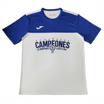 2021/22 Cruz Azul Blue-White Champions Mens Soccer Jersey Replica [20210614061]