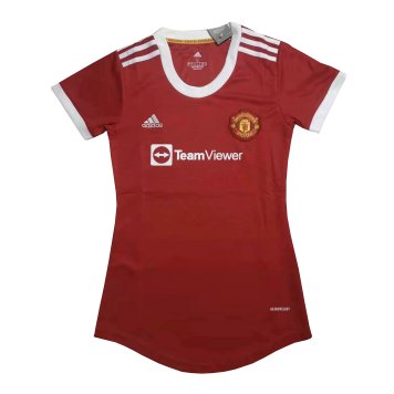 2021/22 Manchester United Soccer Jersey Home Replica Wome's [20210705004]