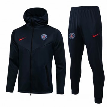 2021/22 PSG Hoodie Royal Soccer Training Suit(Jacket + Pants) Mens [2021060071]