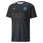 20/21 Marseille X BALR Signature Black Soccer Football Kit Men