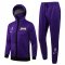 LA Lakers Soccer Training Suit Jacket + Pants Hoodie Purple Mens 2021/22