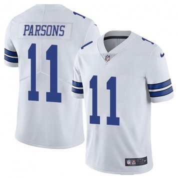 2021 Dallas Cowboys Micah Parsons White Draft First Round Pick Game NFL Jersey Mens [20210614169]