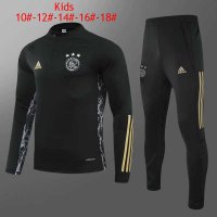 2020/21 Ajax UCL Black Kids Soccer Training Suit