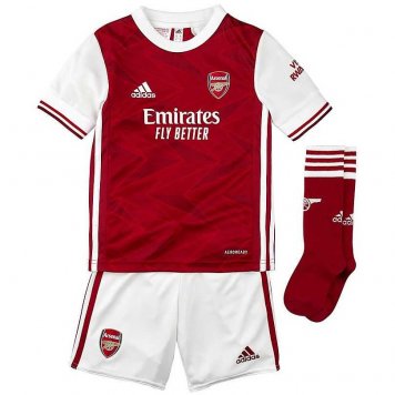 2020/21 Arsenal Home Red Kids Soccer Kit(Jersey+Short+Socks) [612828]