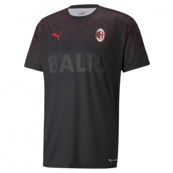 2020/21 AC Milan x BALR Signature Black Mens Soccer Traning Jersey [2020127291]