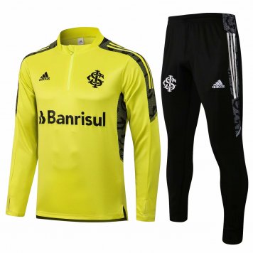 2021/22 S. C. Internacional Yellow Soccer Training Suit Mens [20210614148]