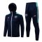 Arsenal Soccer Training Suit Jacket + Pants Replica Hoodie Navy Mens 2021/22