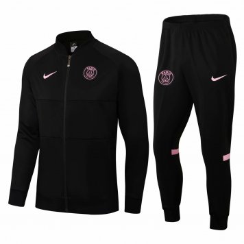 2021/22 PSG Black Soccer Training Suit (Jacket + Pants) Mens [20210614157]