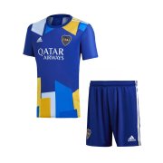 21-22 Boca Juniors Third Soccer Football Kit(Shirt + Short) Kids