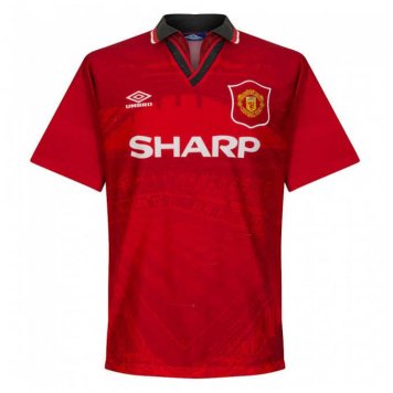 94/96 Manchester United Retro Home Mens Soccer Jersey Replica [22712691]