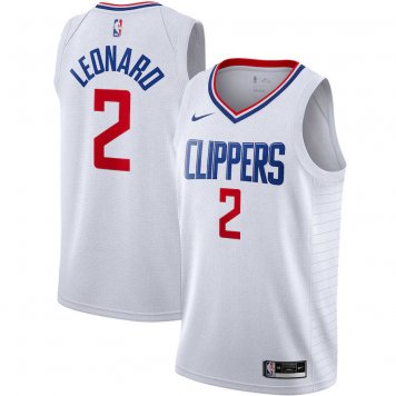 2020/21 Los Angeles Clippers White Swingman Jersey - Association Edition [2020127348]