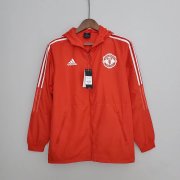 22-23 Manchester United Red All Weather Windrunner Soccer Football Jacket Top Man