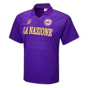 1989/90 ACF Fiorentina Retro Home Man Soccer Football Kit
