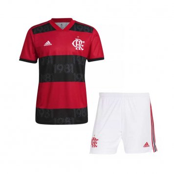 2021/22 Flamengo Home Soccer Kit (Jersey + Short) Kids [2020128017]