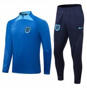 2022 England Blue Soccer Football Training Kit Man