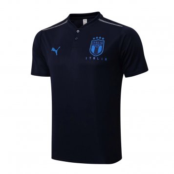 Italy Soccer Polo Jersey Replica Royal Mens 2021/22