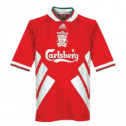 Liverpool 1993-95 Retro Home Red Men Soccer Football Kit