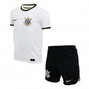 22-23 Corinthians Home Soccer Football Kit (Top + Shorts) Youth