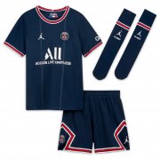 21-22 PSG Home Youth Soccer Football Kit (Shirt+Short+Socks)