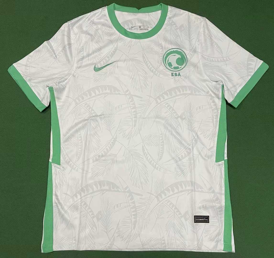 2021 Saudi Arabia Home Man Soccer Football Kit
