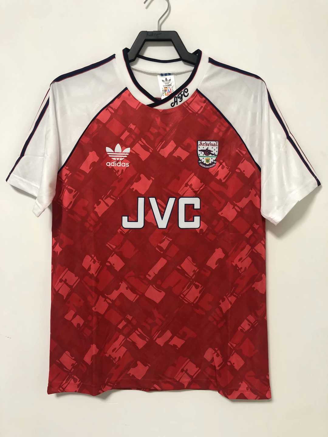 1990/1992 Arsenal Retro Home Soccer Football Kit Man 