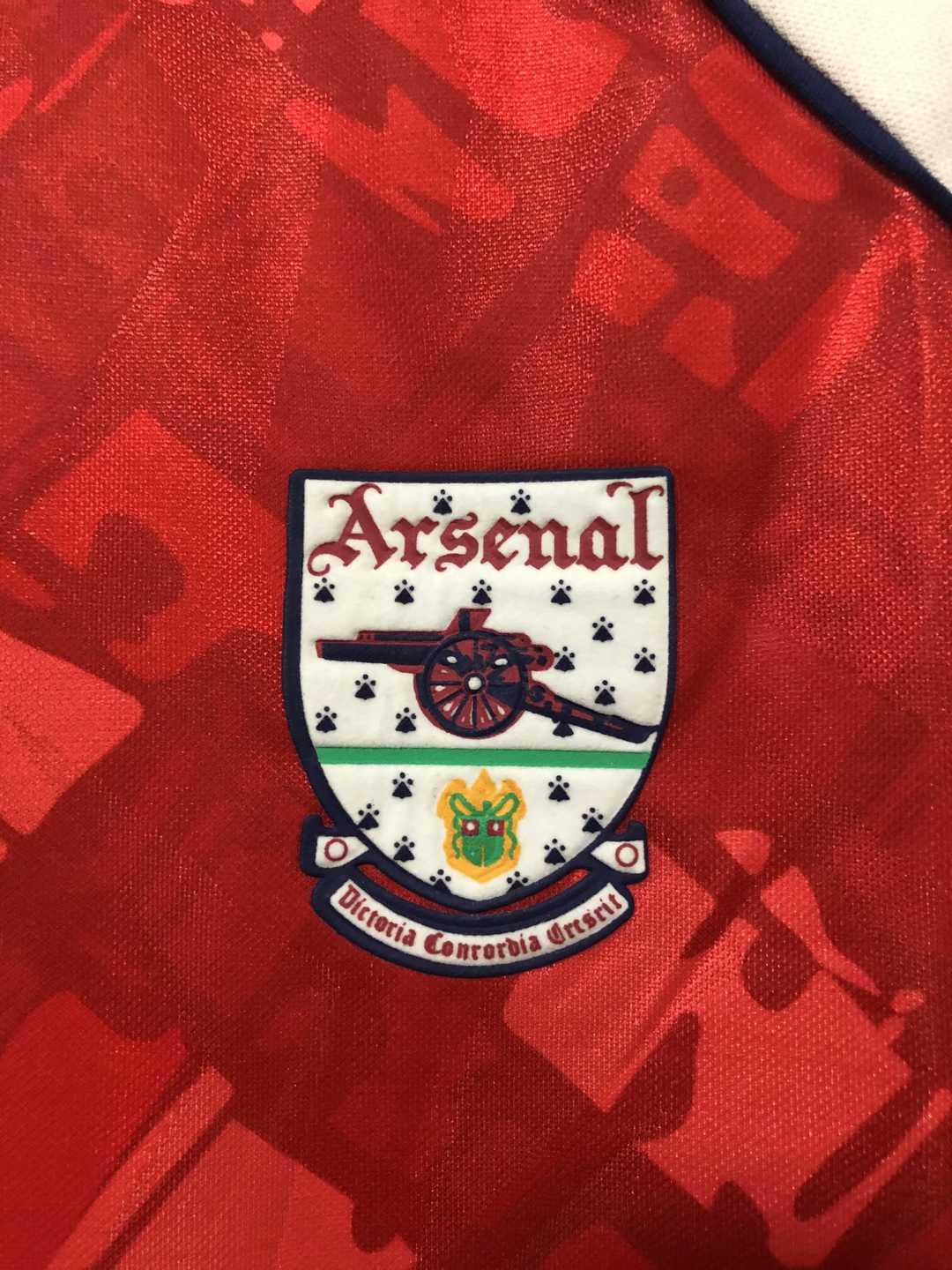 1990/1992 Arsenal Retro Home Soccer Football Kit Man 