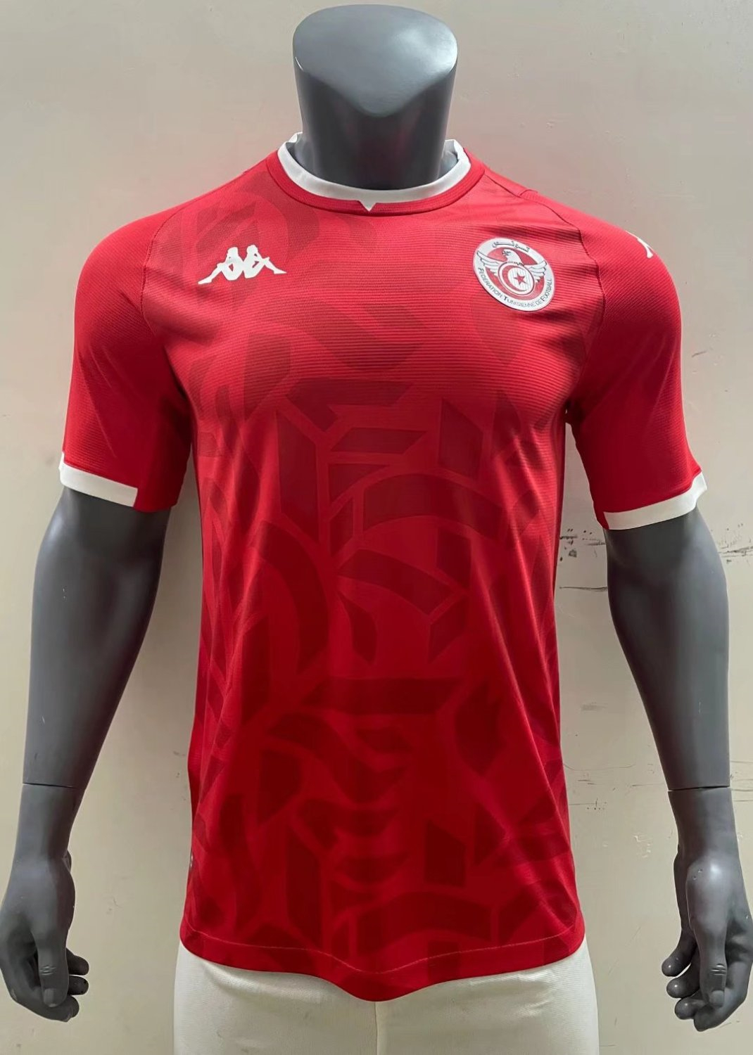 22-23 Tunisia Home Soccer Football Kit Man 