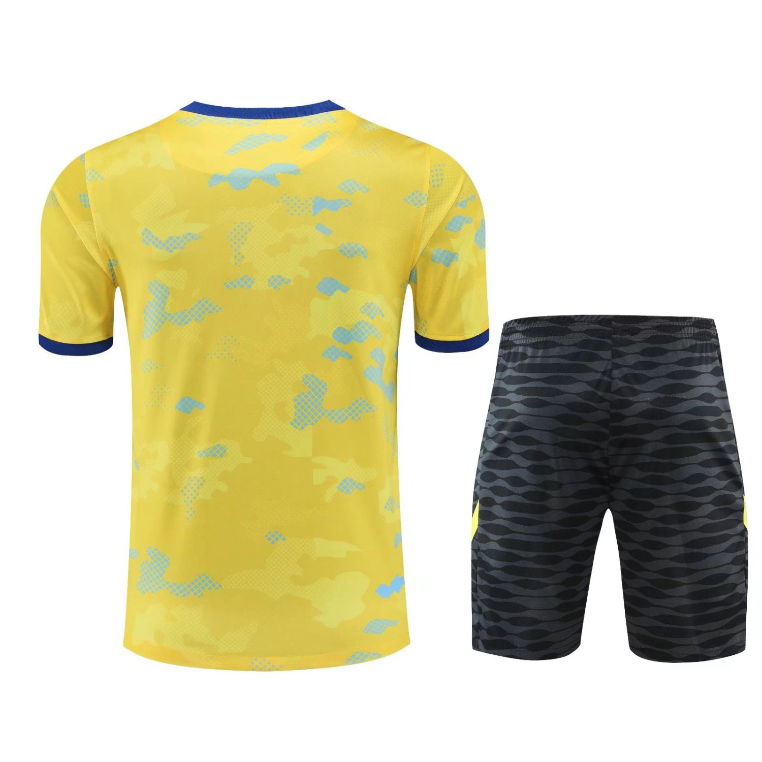 22-23 Chelsea Yellow Short Soccer Football Training Kit ( Top + Short ) Man