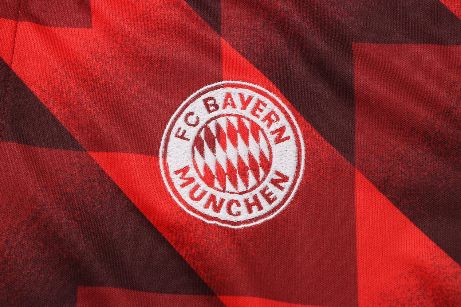 22-23 Bayern Munich Burgundy Soccer Football Polo Top Man