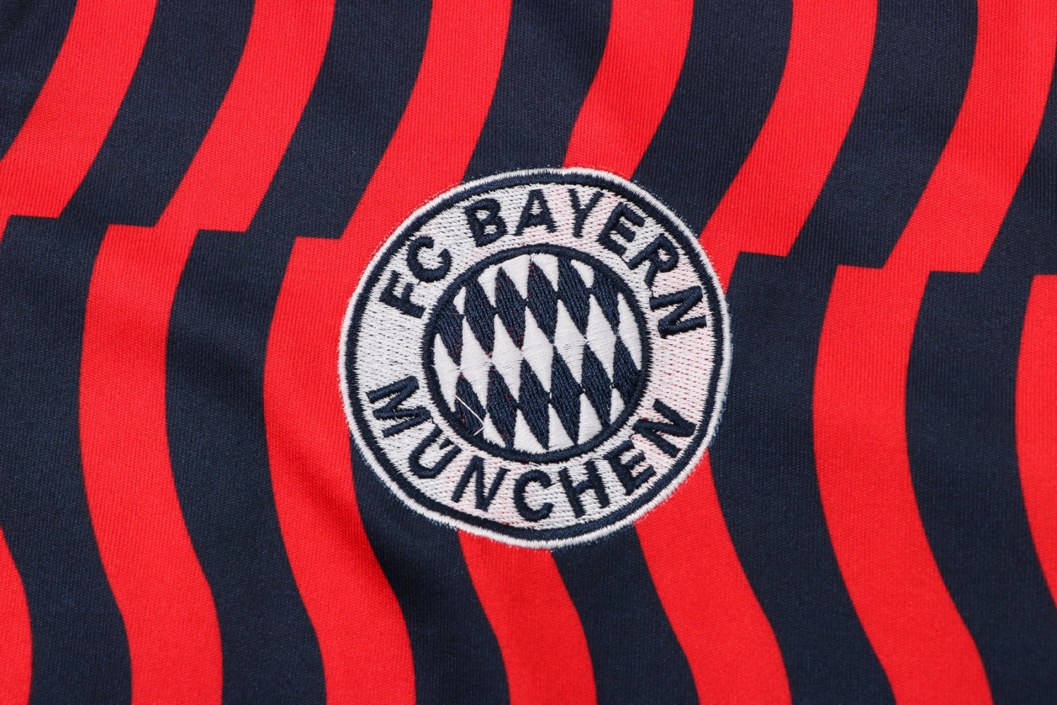 22-23 Bayern Munich Red Soccer Football Polo Top Man